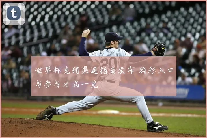 世界杯竞猜渠道指南发布 购彩入口与参与方式一览